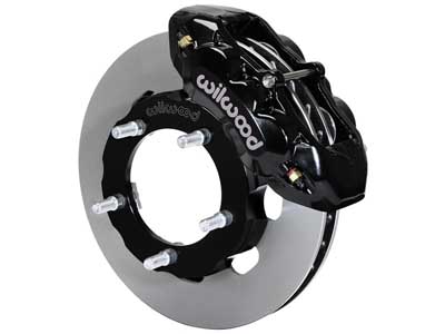 Wilwood 140-13928 Front 12" D8-4 Big Brake Kit, Black, 1976-1977 Ford Bronco Dana 44 W/OE Disc Fron / Wilwood 140-13928 Big Brake Kit