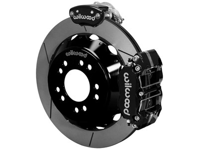 Wilwood 140-14090 DPR/MC4 13" Rear Brake Kit W/Lines, Black, Slotted for Factory-Five 8.8 T-Bird IRS / Wilwood 140-14090 Dynapro MC4 Rear Big Brake Kit