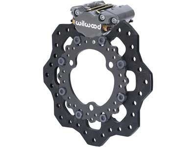 Wilwood 140-14341 Dynapro Single Front Dirt Modified Brake Kit 11.75" Scalloped Steel Rotor / Wilwood 140-14341 Big Brake Kit