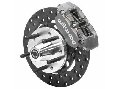 Wilwood 140-14421-D Dynapro Front Drag Brake Kit, Drilled Rotor-Ano Gray 1982-1992 Camaro/Firebird / Wilwood 140-14421-D Dynapro Big Brake Kit