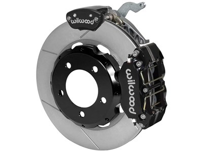 Wilwood 140-14640 NDPR/MC4 12.19" Rear Big Brake Kit W/Lines, Black, Slotted for Backdraft / Wilwood 140-14640 Dynapro MC4 Rear Big Brake Kit