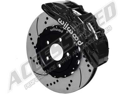 Wilwood 140-14925-D Speed Xtreme Front 15" SX6R Big Brake Kit, Black, Drilled 2015-up Mustang / Wilwood 140-14925-D 2015-2021 Mustang Brake Kit