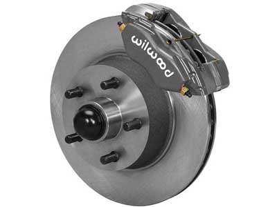 Wilwood 140-15272 Dynalite 11" Front Hub Big Brake Kit, Black, 1964-1974 A & X-Body 1967-1969 F-Bod / Wilwood 140-15272 Big Brake Kit
