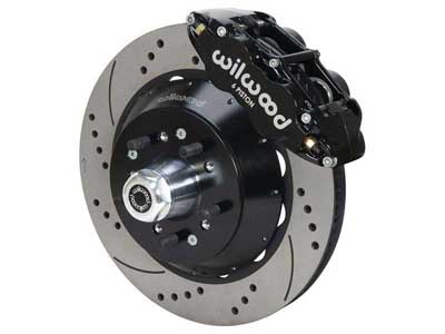 Wilwood 140-15279-D SL6R Front 14" Big Brake Hub Kit Black Drilled 1982-1992 Camaro & Firebird / Wilwood 140-15279-D Big Brake Kit