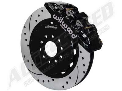 Wilwood 140-15305-D AERO6 Front 14" Brake Kit Black Drilled For 1963-1987 C-10 w/Wilwood ProSpindles / Wilwood 140-15305-D Big Brake Kit
