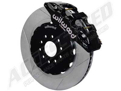 Wilwood 140-15305 AERO6 Front 14" Big Brake Kit Black Slotted 1963-1987 C-10 w/Wilwood Pro Spindles / Wilwood 140-15305 Big Brake Kit