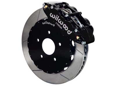 Wilwood 140-15408 Superlite 6R-DS 14" Front Big Brake Kit, Black, Slotted, 2004-2006 Pontiac GTO / Wilwood 140-15408 Big Brake Kit