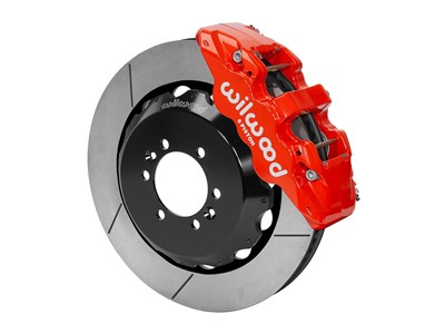 Wilwood 140-15497-R AERO6 14" Front Big Brake Kit, Red, Slotted for Superformance GT40 / Wilwood 140-15497-R AERO6 Front Big Brake Kit