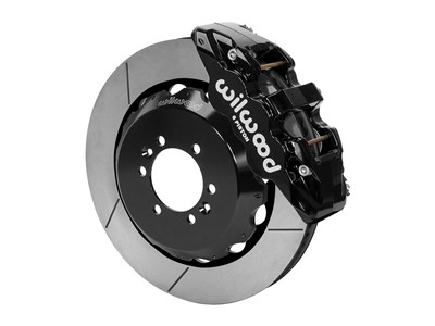 Wilwood 140-15497 AERO6 14" Front Big Brake Kit, Black, Slotted for Superformance GT40 / Wilwood 140-15497 AERO6 Front Big Brake Kit