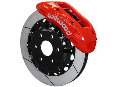 Wilwood 140-15729-R TX6R Front Big Brake Kit, Slotted Rotors Red Calipers, 2019-up GM 1500 Truck/SU / Wilwood 140-15729-R Big Brake Kit