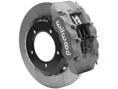 Wilwood 140-15775 GN6R Front Big Brake Kit, Gray Calipers, Slotted Rotors, Toyota Land Cruiser J70 / Wilwood 140-15775 GN6R Front Big Brake Kit