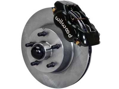 Wilwood 140-15908 Forged Dynalite-M Front 11" Big Brake Kit, Black Calipers, 1964-1974 GM A/F/X Bod / Wilwood 140-15908 Big Brake Kit