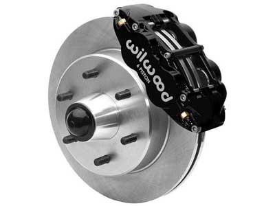 Wilwood 140-15944 SL6R 12-in Front Big Brake Kit, Black, 1963-87 GM C10/C15 W/Drop Spindle / Wilwood 140-15944 Front Big Brake Kit