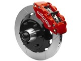 Wilwood 140-15946-R SL6R 14-in Front Big Brake Kit Drilled Red, 1963-1987 GM C10/C15 W/Drop Spindle