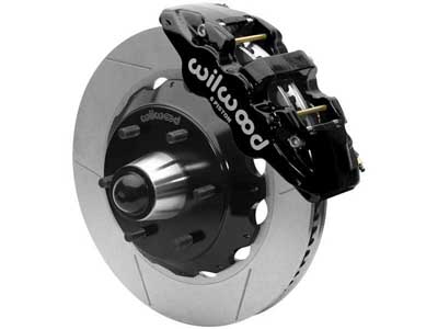 Wilwood 140-15947 AERO6 14-in Front Big Brake Kit Slotted Black, 1963-1987 GM C10/C15 W/Drop Spindl / Wilwood 140-15947 Front Big Brake Kit