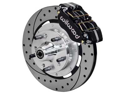 Wilwood 140-15981-D Dynapro Radial Front 12" Big Brake Kit Black, Drilled, 1970-1990 GM A/B/F/X Body / Wilwood 140-15981-D Forged Dynapro Big Brake Kit
