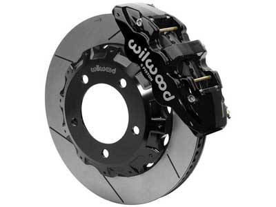 Wilwood 140-16046 AERO6 Front Big Brake Kit With Black Calipers For 2016-2018 Land Cruiser & LX570 / Wilwood 140-16046 AERO6 Front Big Brake Kit