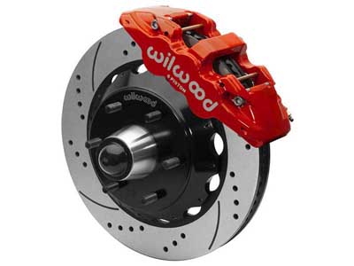 Wilwood 140-16459-DR AERO6 Front Big Brake Kit,14",Drilled-Red C-10 60-87 CPP Drop Spindle 6-Lug / Wilwood 140-16459-DR Big Brake Kit