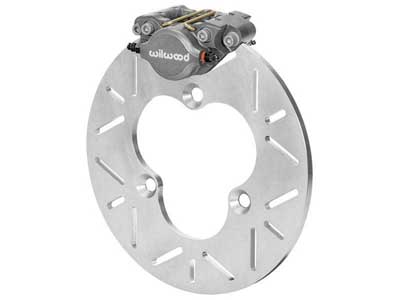 Wilwood 140-16615 Dynapro Single Left Front Big Brake Kit, Sprint 10.20" Titanium Solid Rotor / Wilwood 140-16615 Big Brake Kit