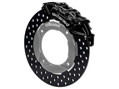 Wilwood 140-16626-D Front UTV6 Big Brake Kit, Black, Drilled Rotors for 2019-up Honda Talon 1000 / Wilwood 140-16626-D Front Honda Talon Brake Kit