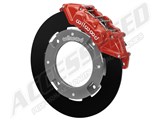 Wilwood 140-16628-R Front UTV6 Big Brake Kit, Red, Plain Rotors for 2017-2023 Can-Am Maverick X3