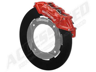 Wilwood 140-16630-R Front UTV6 Big Brake Kit, Red, Plain Rotors for 2016-up Polaris RZR XP & Pro XP / Wilwood 140-16630-R Front UTV6 Big Brake Kit with