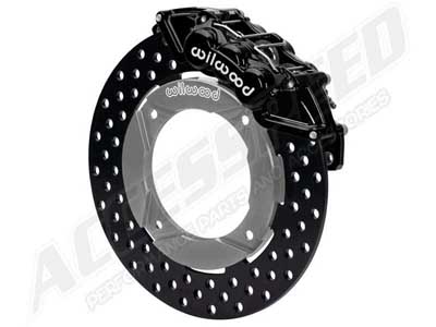 Wilwood 140-16632-D Front UTV6 Big Brake Kit Black Drilled Rotors, 2014-up Polaris RZR XP 1000 & RS1 / Wilwood 140-16632-D Front UTV6 Big Brake Kit