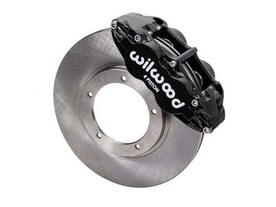 Wilwood 140-16679 FNSL4R Front Big Brake Kit, 11.10", Black 1969-1983 Porsche 911 with 3.5" Mounts / Wilwood 140-16679 Big Brake Kit