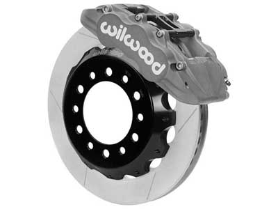 Wilwood 140-16785 AERO6-DM Front 13" AV Brake Kit, Gray, Slotted for 2019-Up Toyota HiLux / AERO6-DM Front 13.38" AV Big Brake Kit, Gray Ano,