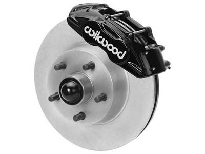 Wilwood 140-16801 Black D11 Front Big Brake Kit, 1965-1967 Mustang Cougar Fairlane Ranchero Falcon / Wilwood 140-16801 Black D11 Front Big Brake Kit
