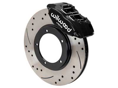 Wilwood 140-16946-D Powerlite Front 11" Big Brake Kit, Drilled, Black 1969-1974 Porsche 911 w/3" MT / Wilwood 140-16946-D Porsche 911 Big Brake Kit