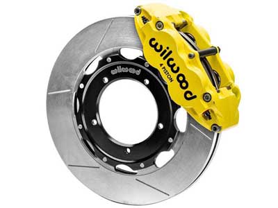 Wilwood 140-16947-Y FNSL4R Front 12" Big Brake Kit, Yellow 1969-1989 Porsche 911-3.5" MT w/Lines / Wilwood 140-16947-Y Porsche 911 Big Brake Kit