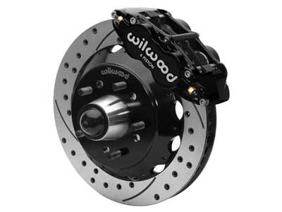 Wilwood 140-17089-D FNSL6R Front 14" Big Brake Kit, Drilled Black, for No Limit ZG Spindle / Wilwood 140-17089-D No Limit ZG Big Brake Kit