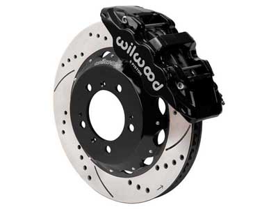 Wilwood 140-17100-D AERO6 Front Hat Kit,14.00, Drilled, 1999-2004 Porsche 911 w/Lines / Wilwood 140-17100-D AERO6 Front Hat Kit,14.00 Dril