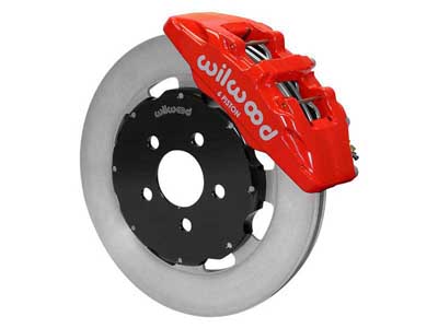 Wilwood 140-17519-R DP6A Front Hat Kit,12.19", Red, 2002-2006 Acura RSX-5 Lug / Wilwood 140-17519-R DP6A Front Hat Kit,12.19" Red