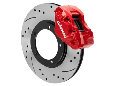 Wilwood 140-17652-DR D31 11" Front Brake Kit W/Lines, Red, Drilled 1969-74 Porsche 911 W/3.00 Mount / Wilwood 140-17652-DR Porsche Front Big Brake Kit