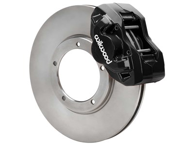 Wilwood 140-17653 D45 11" Front Big Brake Kit W/Lines, Black for 1975-1983 Porsche 911W/3.00 Mount / Wilwood 140-17653 D45 Porsche Front Big Brake Kit