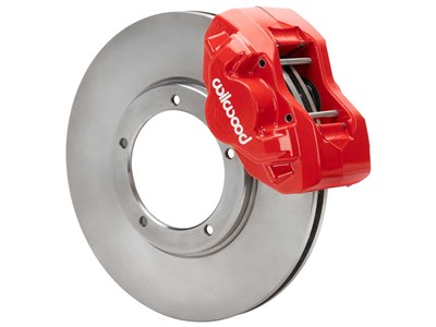 Wilwood 140-17654-R D45 11" Front Big Brake Kit W/Lines, Red for 1984-1989 Porsche 911 W/3.50 Mount / Wilwood 140-17654-R Porsche Front Big Brake Kit