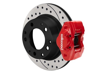 Wilwood 140-17656-DR D31 11.42” Rear Brake Kit W/Lines, Red, Drilled 1984-89 Porsche 911 W/3.00 Mnt / Wilwood 140-17656-DR Porsche Rear Big Brake Kit