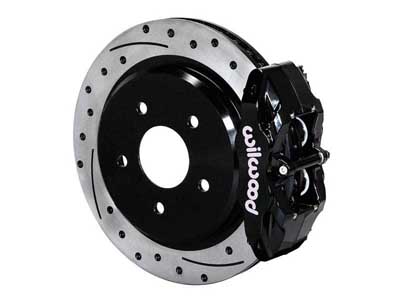 Wilwood 140-17672-D DPC56 Rear Caliper & Rotor Kit with Lines, Black, 2005-2013 Corvette C6 / Wilwood 140-17672-D DPC56 Rear Caliper & RotorKit