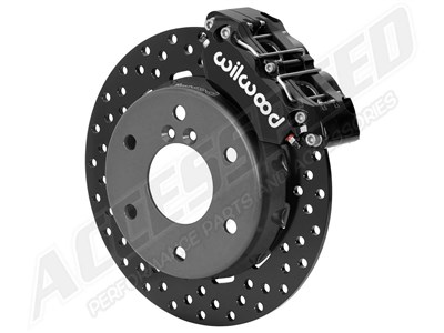 Wilwood 140-17946-D Dynapro 11.75" Front Brake Kit, Black, Drilled for 2024-up Can-Am Maverick 6 Lug / Wilwood 140-17946-D Dynapro Front Big Brake Kit