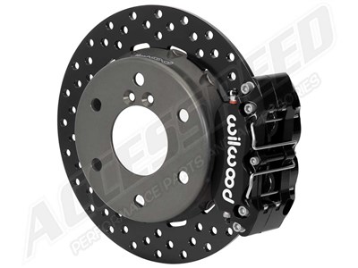 Wilwood 140-17947-D Dynapro 11.75" Rear Brake Kit, Black, Drilled for 2024-up Can-Am Maverick 6 Lug / Wilwood 140-17947-D Dynapro Rear Big Brake Kit