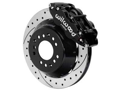 Wilwood 140-17985-D SL6R 12.88" Front Brake Kit Drilled Art Morrison, Roadster Shop Wilwood Spindles / Wilwood 140-17985-D SL6R 12.88" Front Brake Kit