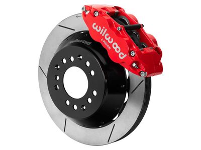 Wilwood 140-17986-R SL6R 14" Front Brake Kit Slotted Art Morrison, Roadster Shop Wilwood Spindles / Wilwood 140-17986-R SL6R 14" Front Brake Kit