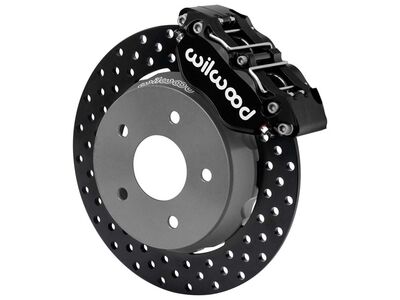 Wilwood 140-18059-D Front Big Brake Kit, Black, Drilled, 2022-up Polaris RZR Turbo & Pro R 5-Lug / Wilwood 140-18059-D RZR Front Big Brake Kit