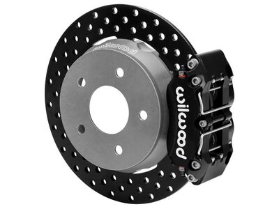 Wilwood 140-18060-D Rear Big Brake Kit, Black, Drilled, 2022-up Polaris RZR Turbo & Pro R 5-Lug / Wilwood 140-18060-D RZR Rear Big Brake Kit