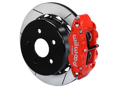 Wilwood 140-18075-R Rear 13.5" Superlite 4R Big Brake Kit Red Slotted for 2018-2021 Jeep Wrangler JL / Wilwood 140-18075-R Wrangler JL Rear Big Brake Kit