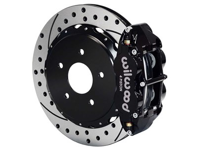 Wilwood 140-18076-D Rear 13.5" Superlite 4R Big Brake Kit Black Drilled for 2020-2021 Jeep Gladiator / Wilwood 140-18076-D Gladiator Rear Big Brake Kit