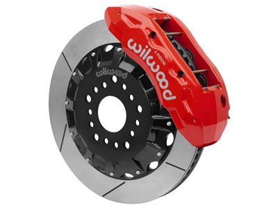 Wilwood 140-18123-R TX6R 16" Big Brake Kit Red Slotted for 1963-1987 C10 With Wilwood ProSpindles / Wilwood 140-18123-R TX6R 16" Big Brake Kit