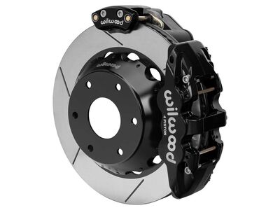 Wilwood 140-18153 AERO4 Rear 14" EPB Big Brake Kit, Black for Big Ford New Style 2.50" Offset 6 Lug / Wilwood 140-18153 AERO4 EPB Rear Big Brake Kit
